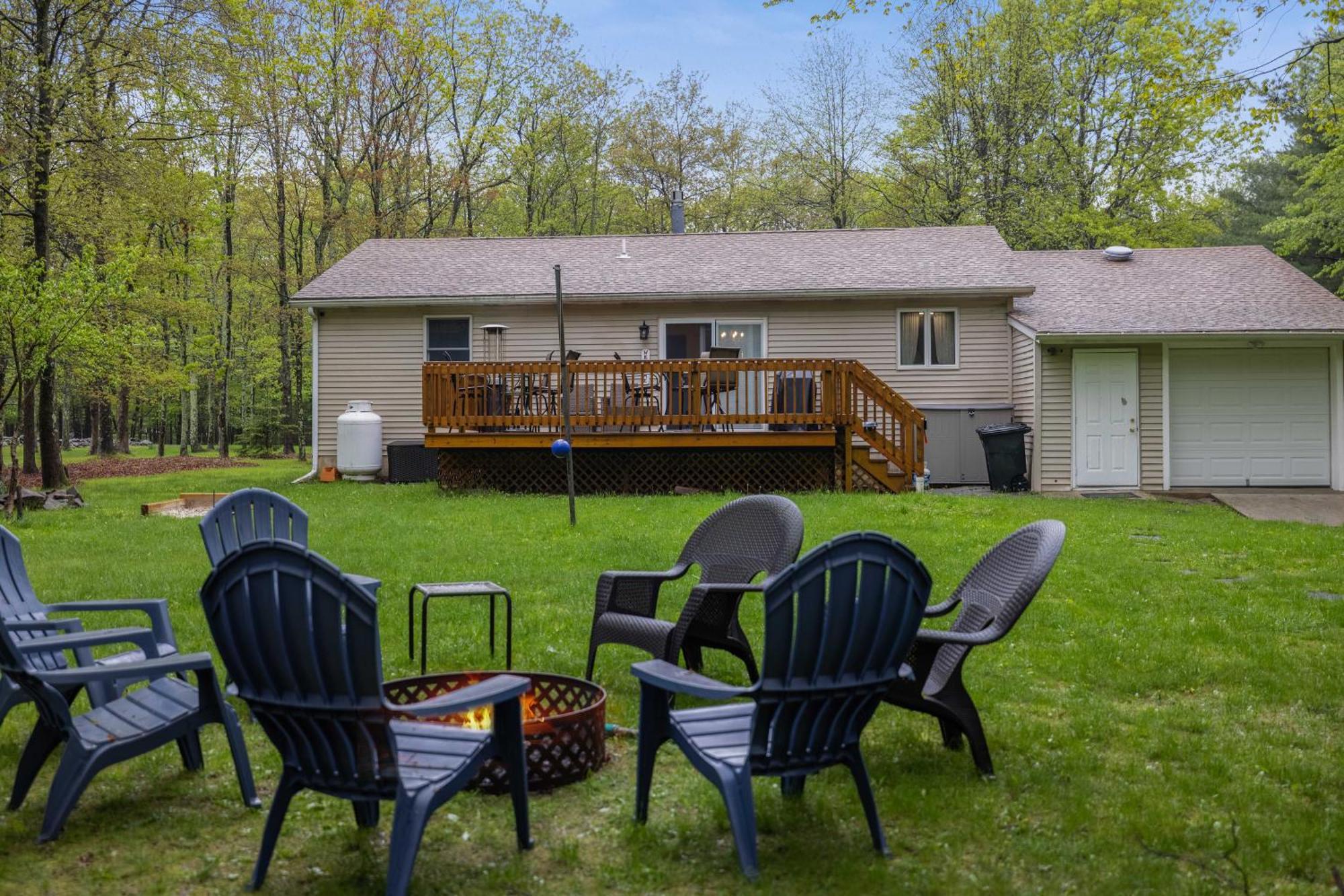 Serenity And Fun All In One In This Cozy Pocono Cabin 吉姆索普 外观 照片